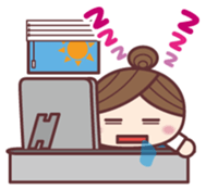 imoimo-girl.office Ver.[English] sticker #1151418