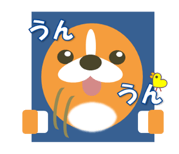 The window of Corgi sticker #1151661