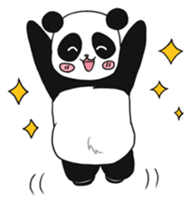 Chubby panda 2 sticker #1152306
