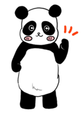 Chubby panda 2 sticker #1152308