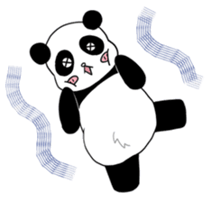 Chubby panda 2 sticker #1152311
