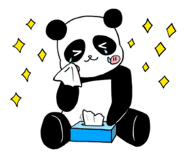 Chubby panda 2 sticker #1152315