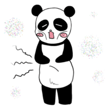 Chubby panda 2 sticker #1152317