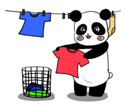 Chubby panda 2 sticker #1152319