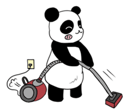Chubby panda 2 sticker #1152320