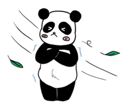 Chubby panda 2 sticker #1152323