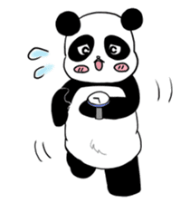 Chubby panda 2 sticker #1152331