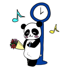 Chubby panda 2 sticker #1152332