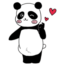 Chubby panda 2 sticker #1152335