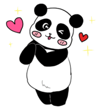 Chubby panda 2 sticker #1152336