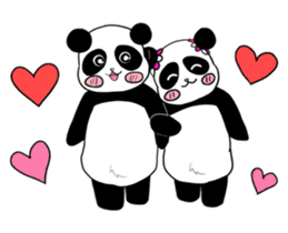 Chubby panda 2 sticker #1152337