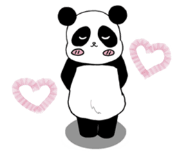 Chubby panda 2 sticker #1152338