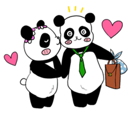 Chubby panda 2 sticker #1152341