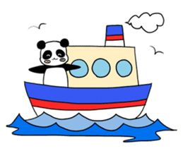 Chubby panda 2 sticker #1152344