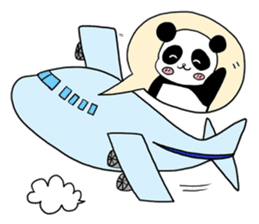 Chubby panda 2 sticker #1152345
