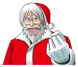 WILD SANTA! sticker #1152352
