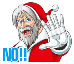 WILD SANTA! sticker #1152356