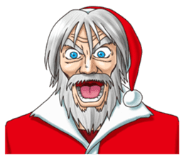 WILD SANTA! sticker #1152360
