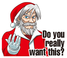 WILD SANTA! sticker #1152361