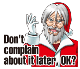 WILD SANTA! sticker #1152362