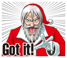 WILD SANTA! sticker #1152363