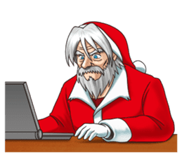 WILD SANTA! sticker #1152373