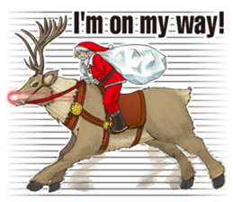 WILD SANTA! sticker #1152379