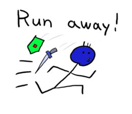 Funny Hero and dark guys sticker #1152668