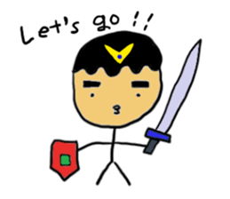 Funny Hero and dark guys sticker #1152669