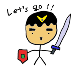 Funny Hero and dark guys sticker #1152669