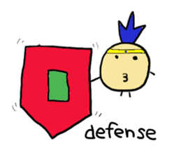 Funny Hero and dark guys sticker #1152672