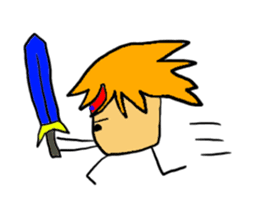 Funny Hero and dark guys sticker #1152674