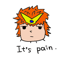 Funny Hero and dark guys sticker #1152677