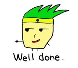 Funny Hero and dark guys sticker #1152679