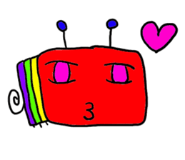 Funny Hero and dark guys sticker #1152692