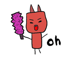 Funny Hero and dark guys sticker #1152703