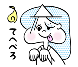 Chubby cheeks men sticker #1152711