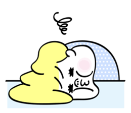 Chubby cheeks men sticker #1152713