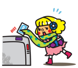 Winter's Muffler Kids sticker #1152834