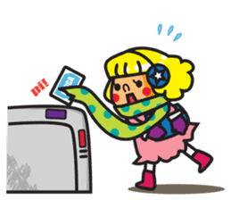 Winter's Muffler Kids sticker #1152834