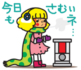 Winter's Muffler Kids sticker #1152847