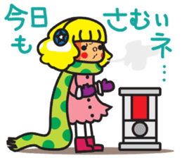 Winter's Muffler Kids sticker #1152847
