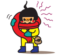 Winter's Muffler Kids sticker #1152851