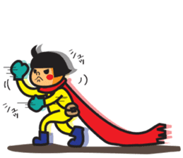 Winter's Muffler Kids sticker #1152852