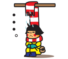 Winter's Muffler Kids sticker #1152855