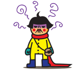 Winter's Muffler Kids sticker #1152857