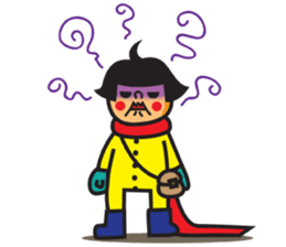 Winter's Muffler Kids sticker #1152857