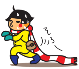 Winter's Muffler Kids sticker #1152860