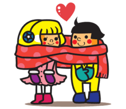 Winter's Muffler Kids sticker #1152862