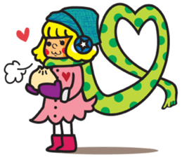 Winter's Muffler Kids sticker #1152863